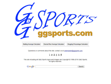 Tablet Screenshot of ggsports.com